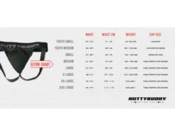 NuttyBuddy Jock -Move Gear Shop 2023 NB Size Chart Jock 2