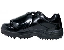 3N2 Reaction Pro Patent Leather Low Umpire Plate Shoes 10 3N2 Reaction Pro Patent Leather Low Umpire Plate Shoes -Move Gear Shop 7345 99 3n2 Reaction Patent Leather Umpire Shoes Outside Side View