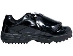 3N2 Reaction Pro Patent Leather Low Umpire Plate Shoes 9 3N2 Reaction Pro Patent Leather Low Umpire Plate Shoes -Move Gear Shop 7345 99 3n2 Reaction Patent Leather Umpire Shoes Side View