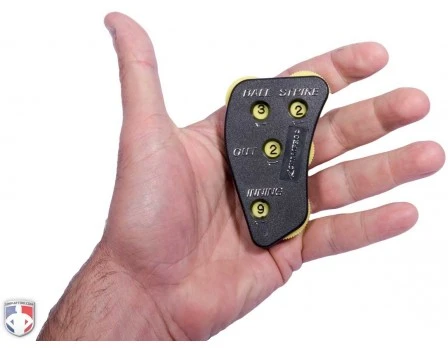 Champro Balls First 4-Dial Optic Yellow Plastic Umpire Indicator - 3/2/2 Count 2 Champro Balls First 4-Dial Optic Yellow Plastic Umpire Indicator - 3/2/2 Count - Image 2