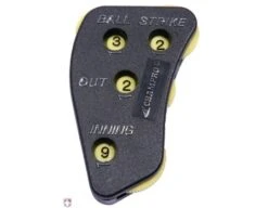 Champro Balls First 4-Dial Optic Yellow Plastic Umpire Indicator - 3/2/2 Count