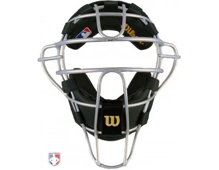 Wilson MLB Wrap Around Umpire Mask Replacement Pads - Black 2 Wilson MLB Wrap Around Umpire Mask Replacement Pads - Black - Image 2