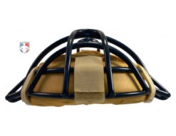 Wilson MLB Dyna-Lite Steel Umpire Mask With Tan -Move Gear Shop A3009X DS Wilson Dyna Lite Steel Umpire Mask with Doeskin flat top