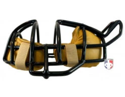 Wilson MLB Dyna-Lite Steel Umpire Mask With Tan -Move Gear Shop A3009X DS Wilson Dyna Lite Steel Umpire Mask with tan side