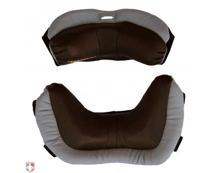 Wilson MLB Wrap Around Umpire Mask Replacement Pads - Black And Grey 2 Wilson MLB Wrap Around Umpire Mask Replacement Pads - Black And Grey - Image 2