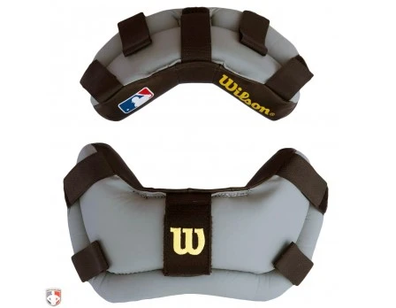 Wilson MLB Wrap Around Umpire Mask Replacement Pads - Black And Grey 1 Wilson MLB Wrap Around Umpire Mask Replacement Pads - Black And Grey