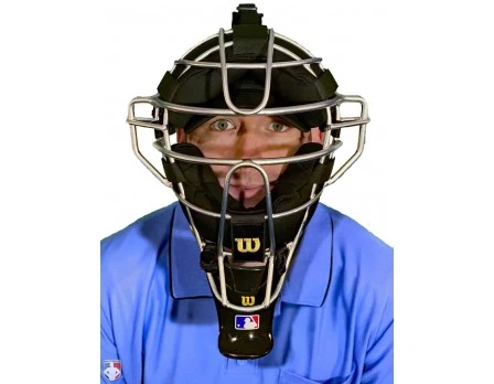 Wilson MLB Gold 4" Umpire Throat Guard 3 Wilson MLB Gold 4" Umpire Throat Guard - Image 3