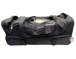 Wilson V3 MLB 36" Umpire Equipment Bag On Wheels -Move Gear Shop B5744 Wilson V3 MLB 36 Umpire Equipment Bag on Wheels open profile