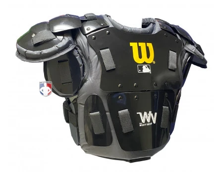Wilson MLB West Vest Pro Gold 2 Memory Foam Umpire Chest Protector 1 Wilson MLB West Vest Pro Gold 2 Memory Foam Umpire Chest Protector