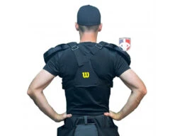Wilson MLB West Vest Pro Gold 2 Air Management Umpire Chest Protector 15 Wilson MLB West Vest Pro Gold 2 Air Management Umpire Chest Protector -Move Gear Shop B7204 Wilson MLB West Vest Pro Gold 2 Air Management Umpire Chest Protector worn back
