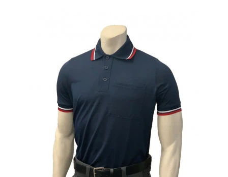 Smitty Short Sleeve Body Flex Umpire Shirt - Navy 1 Smitty Short Sleeve Body Flex Umpire Shirt - Navy