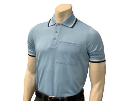 Smitty Short Sleeve Body Flex Umpire Shirt - Powder Blue 1 Smitty Short Sleeve Body Flex Umpire Shirt - Powder Blue