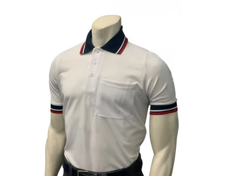 Smitty Short Sleeve Body Flex Umpire Shirt - White 1 Smitty Short Sleeve Body Flex Umpire Shirt - White
