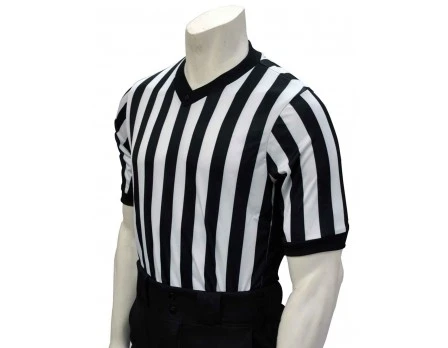 Smitty "Elite" Performance Interlock V-Neck Referee Shirt With Side Panels 1 Smitty "Elite" Performance Interlock V-Neck Referee Shirt With Side Panels