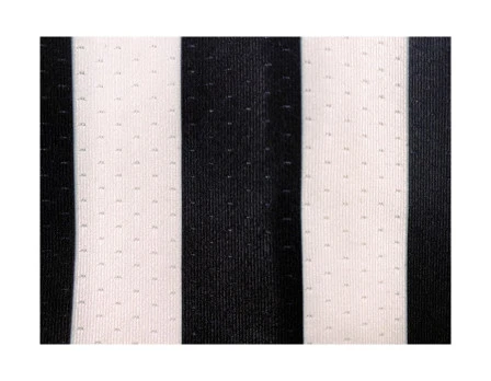 Smitty 1" Stripe Body Flex V-Neck Referee Shirt With Side Panels 2 Smitty 1" Stripe Body Flex V-Neck Referee Shirt With Side Panels - Image 2