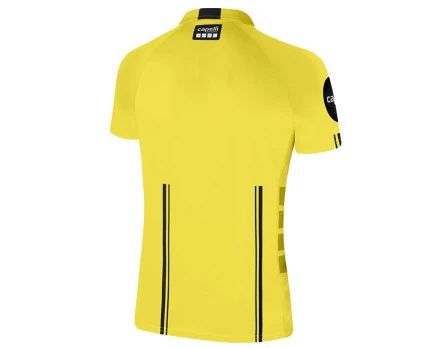 Capelli Sport Women's Official 1/4 Zip Soccer Referee Shirt - Yellow And Black 2 Capelli Sport Women's Official 1/4 Zip Soccer Referee Shirt - Yellow And Black - Image 2