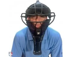 Champro Vented 6 1/2" Umpire Throat Guard -Move Gear Shop CM TG 65 Worn Front