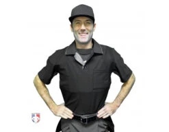 Champro Pro-Plus Umpire Chest Protector -Move Gear Shop CP135 Champro Pro Plus Umpire Chest Protector front worn shirt