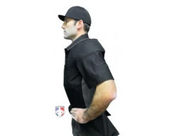 Champro Pro-Plus Umpire Chest Protector -Move Gear Shop CP135 Champro Pro Plus Umpire Chest Protector worn shirt profile