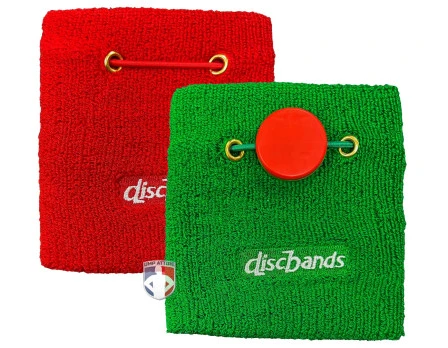 Discbands Wrestling Officials Alternate Choice Red And Green Wristbands 1 Discbands Wrestling Officials Alternate Choice Red And Green Wristbands