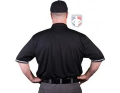 Smitty Vertical Stripe Umpire Shirt - Black 11 Smitty Vertical Stripe Umpire Shirt - Black -Move Gear Shop Eric BB310SSBlack Back