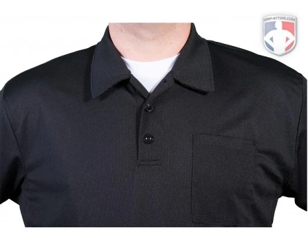 Smitty Vertical Stripe Umpire Shirt - Black 5 Smitty Vertical Stripe Umpire Shirt - Black - Image 5