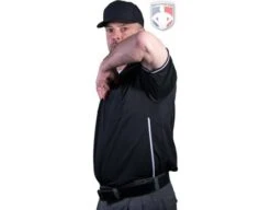 Smitty Vertical Stripe Umpire Shirt - Black 14 Smitty Vertical Stripe Umpire Shirt - Black -Move Gear Shop Eric BB310SSBlack Panel