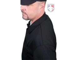 Smitty Vertical Stripe Umpire Shirt - Black 15 Smitty Vertical Stripe Umpire Shirt - Black -Move Gear Shop Eric BB310SSBlack Shoulder