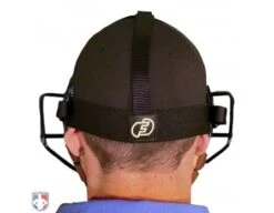 Force3 Defender Umpire Mask With Tan -Move Gear Shop F3 DEF BK TN Force3 Defender Umpire Mask with Tan Worn Back Harness View