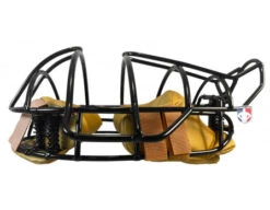 Force3 Defender Umpire Mask With Tan -Move Gear Shop F3 DEF BK TN Force3 Defender Umpire Mask with Tan flat side