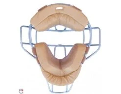 Force3 Defender Umpire Mask Replacement Pads - Tan 11 Force3 Defender Umpire Mask Replacement Pads - Tan -Move Gear Shop F3 DEF TN FORCE3 V2 SILVER DEFENDER UMPIRE MASK WITH TAN BACK 1