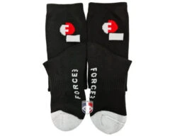 Force3 3-Pack Ultimate Referee / Umpire Socks -Move Gear Shop F3 ULT SOX BK Force3 Ultimate Referee Umpire Socks flat 2