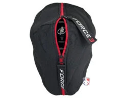 Force3 Black Defender XS3 Hockey Style Umpire Helmet -Move Gear Shop F3 XS3 BK Force3 Black Defender XS3 Hockey Style Umpire Helmet carry bag front