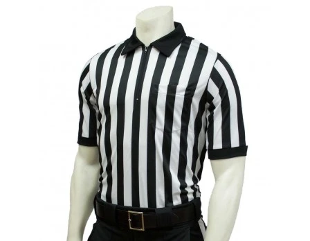 Smitty 1" Stripe Body Flex Short Sleeve Referee Shirt 1 Smitty 1" Stripe Body Flex Short Sleeve Referee Shirt