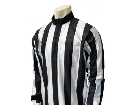 Smitty 2" Stripe "Hybrid" Cold Weather Football Referee Shirt 1 Smitty 2" Stripe "Hybrid" Cold Weather Football Referee Shirt