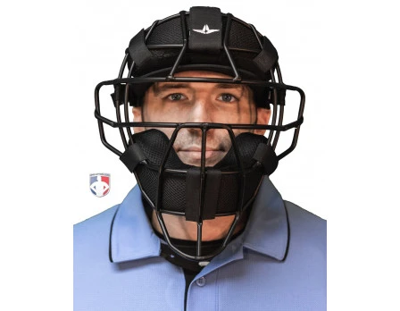 All-Star Matte Black System 7 Steel Umpire Mask With UltraCool 5 All-Star Matte Black System 7 Steel Umpire Mask With UltraCool - Image 5