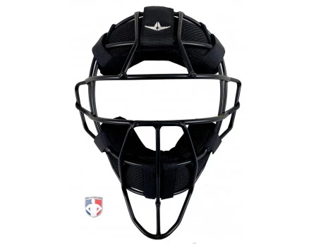 All-Star Matte Black System 7 Steel Umpire Mask With UltraCool 1 All-Star Matte Black System 7 Steel Umpire Mask With UltraCool