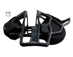 All-Star Black Magnesium Umpire Mask With Black LUC 11 All-Star Black Magnesium Umpire Mask With Black LUC -Move Gear Shop FM4000MAG UMP BK BK All Star Black Magnesium Umpire Mask with Black side flat