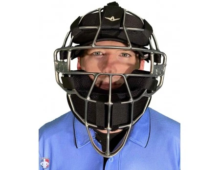 All-Star Silver Magnesium Umpire Mask With Black LUC 5 All-Star Silver Magnesium Umpire Mask With Black LUC - Image 5