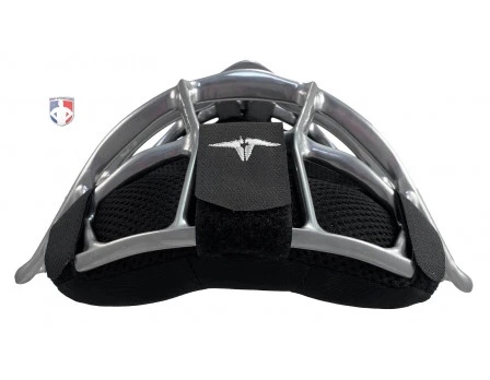 All-Star Silver Magnesium Umpire Mask With Black LUC 4 All-Star Silver Magnesium Umpire Mask With Black LUC - Image 4
