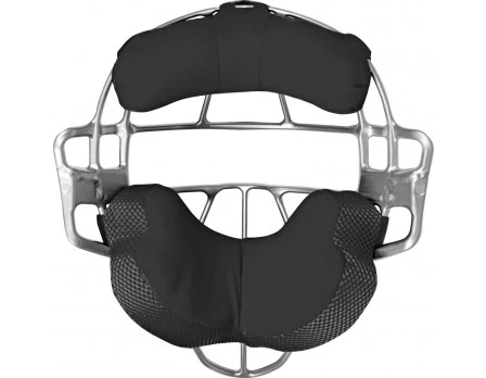All-Star Silver Magnesium Umpire Mask With Black LUC 2 All-Star Silver Magnesium Umpire Mask With Black LUC - Image 2