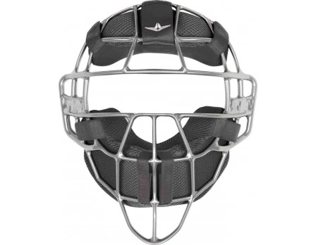All-Star Silver Magnesium Umpire Mask With Black LUC 1 All-Star Silver Magnesium Umpire Mask With Black LUC