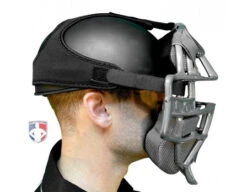 All-Star Delta Flex Umpire Mask Replacement Harness 15 All-Star Delta Flex Umpire Mask Replacement Harness -Move Gear Shop FMHPRO SBK All Star Delta Flex Umpire Mask Replacement Harness side with skull cap