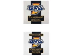 Indiana (IHSAA) 2 1/4" Stripe Foul Weather Football Referee Shirt -Move Gear Shop Indiana IHSAA Logos 1