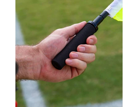 Champion Soccer Flags Set - Checkered Yellow & Red 2 Champion Soccer Flags Set - Checkered Yellow & Red - Image 2