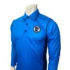 Minnesota (MSHSL) Men's Long Sleeve Swimming / Volleyball Referee Shirt - Bright Blue