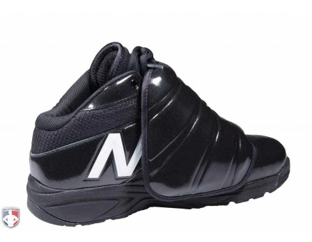 New Balance V3 Black & White Mid-Cut Umpire Plate Shoes 2 New Balance V3 Black & White Mid-Cut Umpire Plate Shoes - Image 2