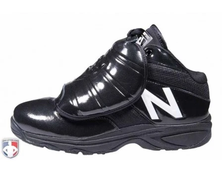 New Balance V3 Black & White Mid-Cut Umpire Plate Shoes 3 New Balance V3 Black & White Mid-Cut Umpire Plate Shoes - Image 3
