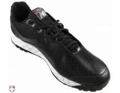 New Balance V3 Black & White Low-Cut Umpire Base Shoes -Move Gear Shop MU950XT3 New Balance V3 Black White Low Cut Umpire Base Shoes Inside Front Angled View