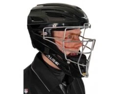All-Star System 7 Umpire Helmet 6 All-Star System 7 Umpire Helmet -Move Gear Shop MVP2500 All Star System 7 Umpire Helmet Worn Front Angled View
